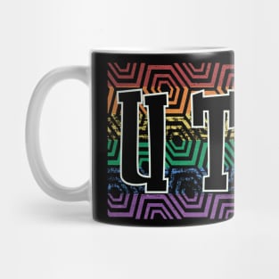 LGBTQ PATTERN USA UTAH Mug